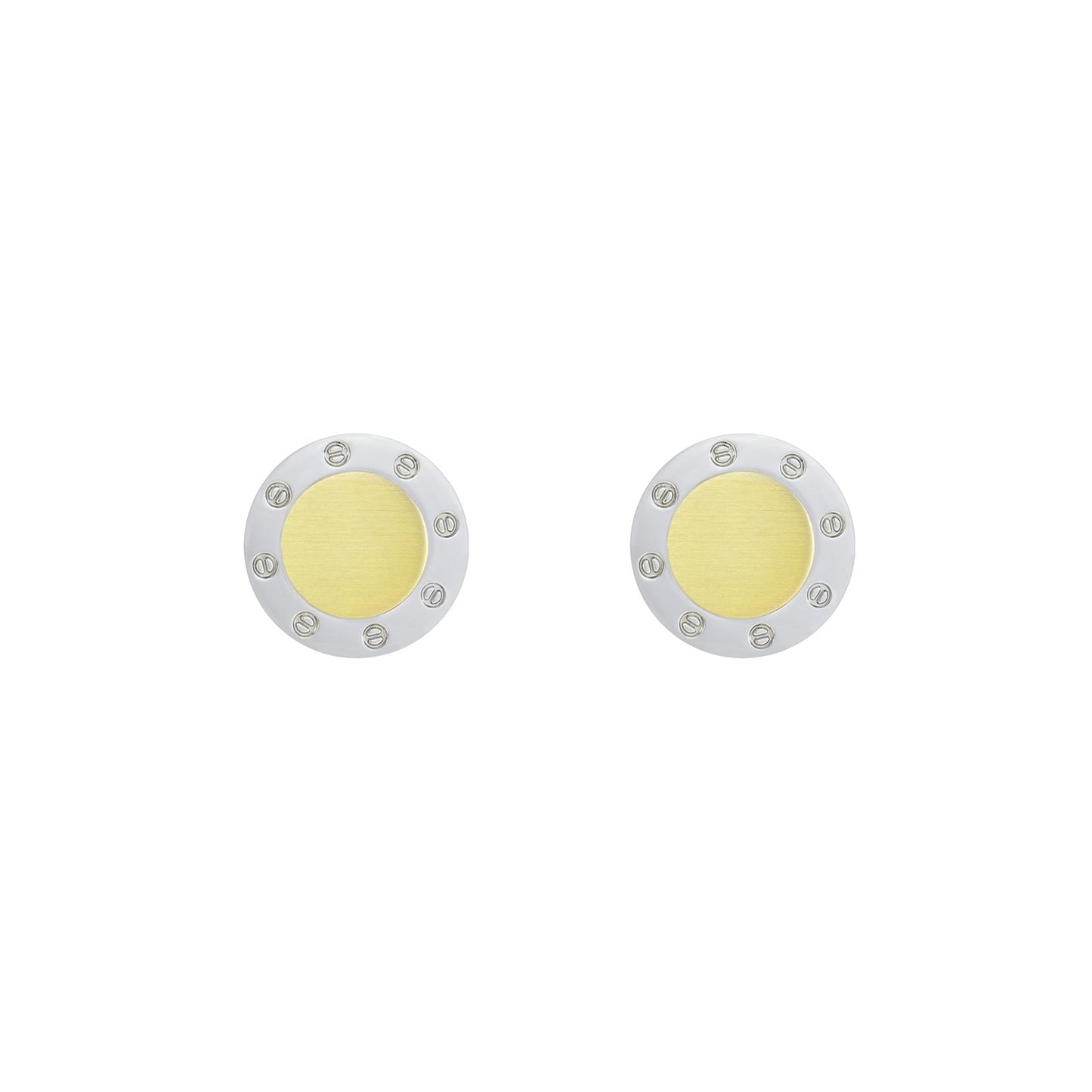 Imperiale Cufflinks - Louis Faglin Paris Silver Gold