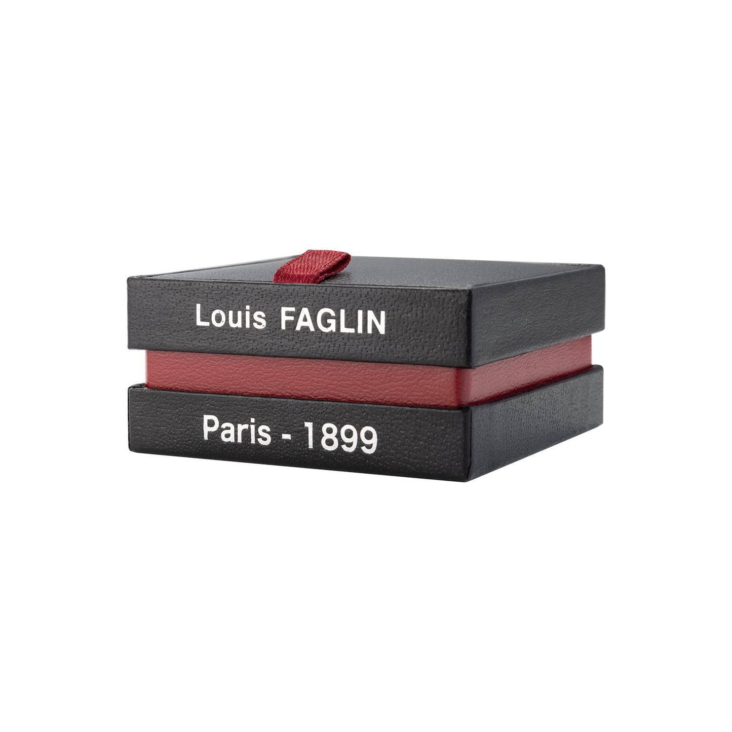 Alsace Cufflinks - Louis Faglin Paris Silver Red