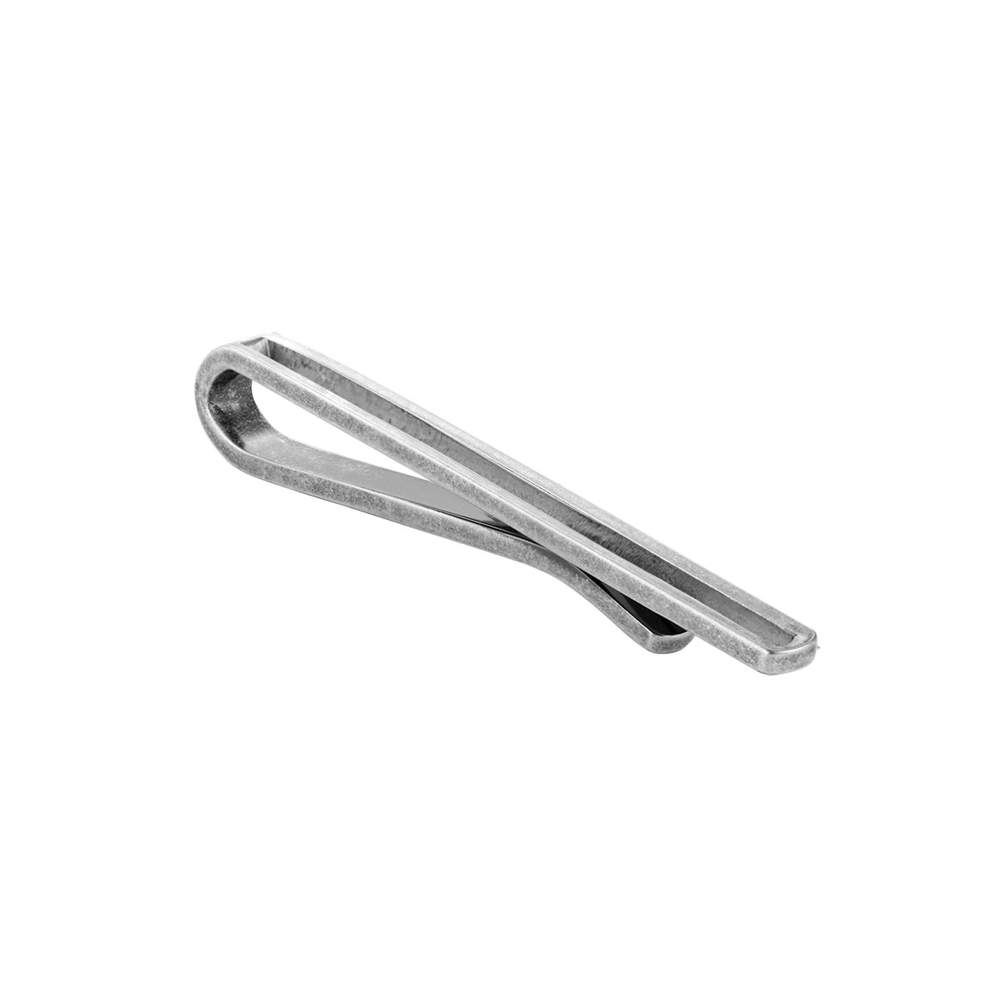 Amandine Tie Bar - Louis Faglin Paris Antique Silver Short