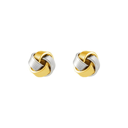 Amora Cufflinks - Louis Faglin Paris Gold Silver