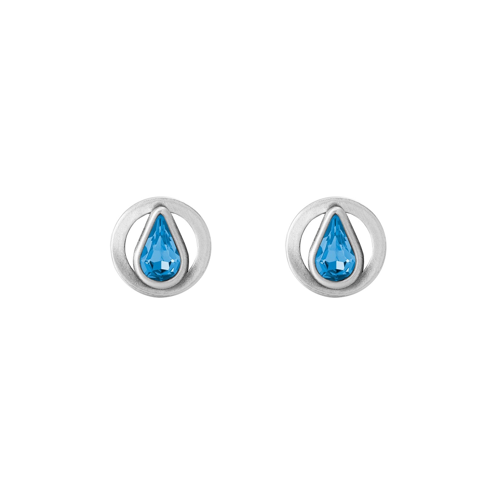 Aquina Cufflinks - Louis Faglin Paris Antique Silver Blue