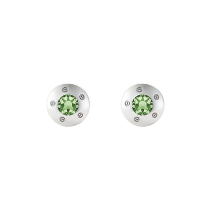 Cinq Vis Cufflinks - Louis Faglin Paris Silver Green None