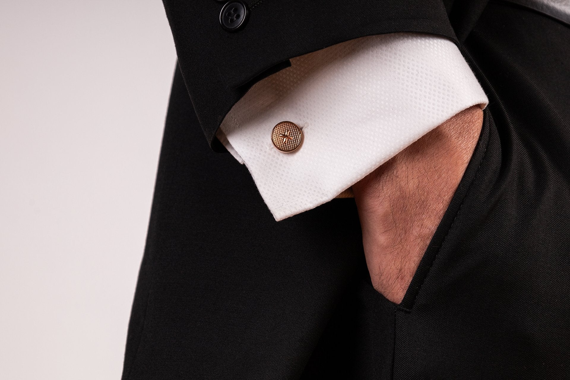 Constanza Cufflinks - Louis Faglin Paris Rose gold