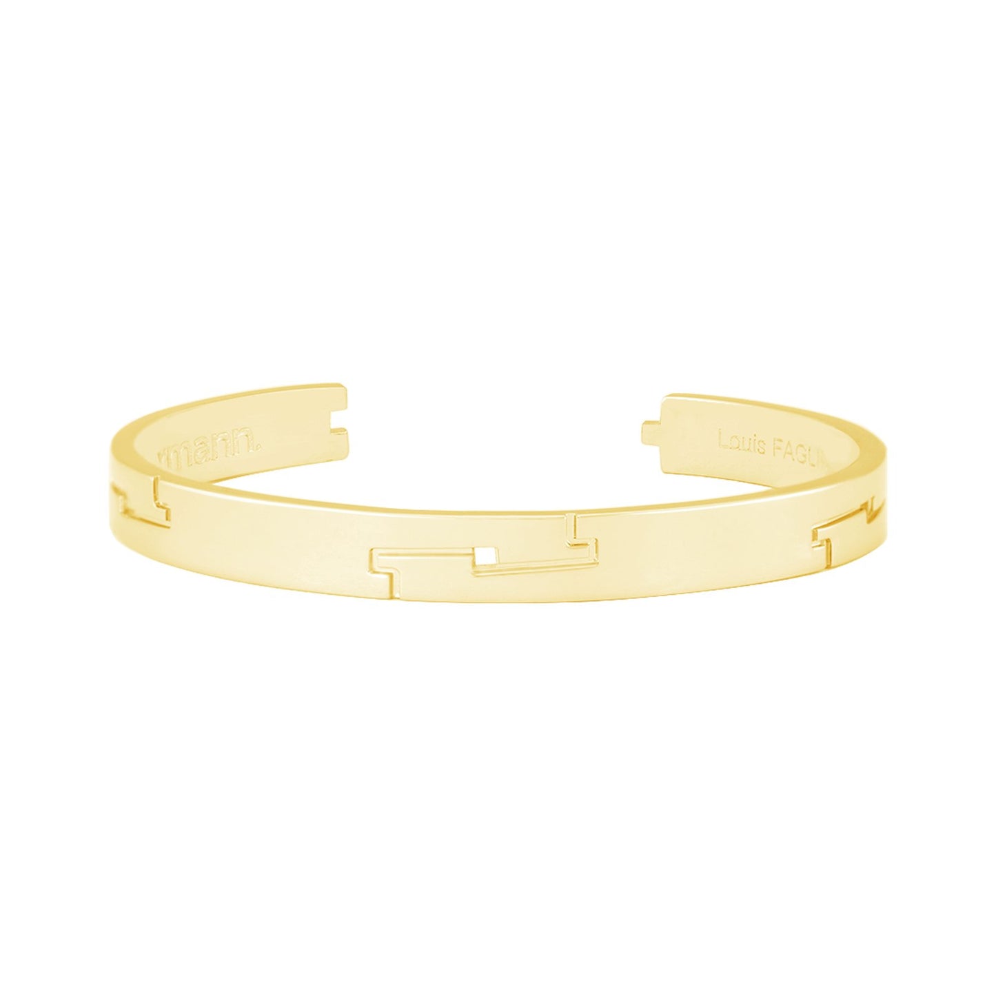 Craftsman Bangle - Louis Faglin Paris Gold Small