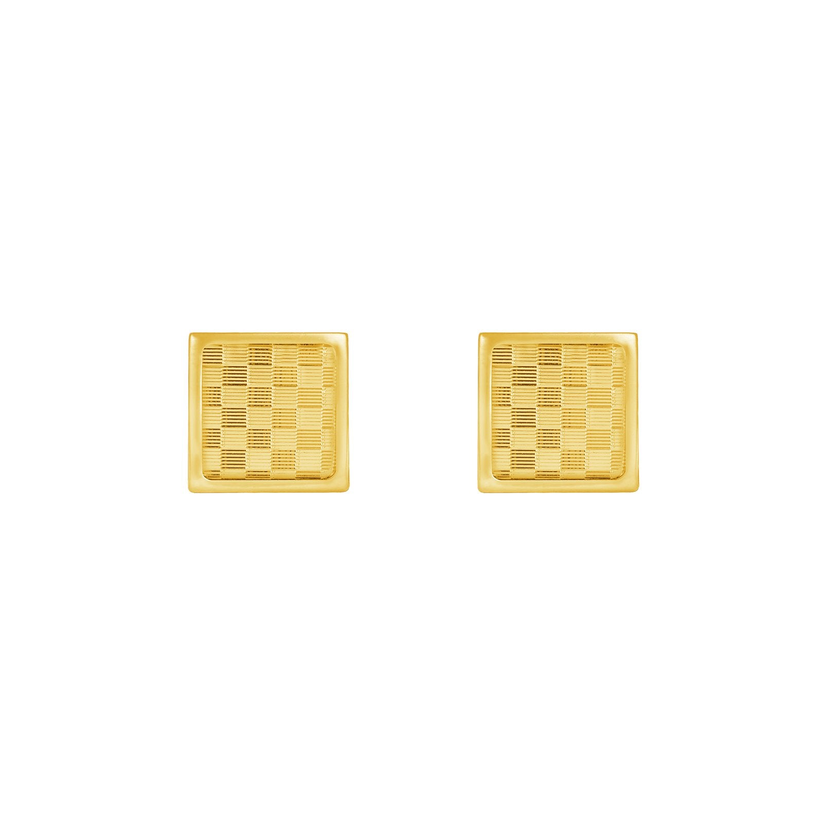 Damier Cufflinks - Louis Faglin Paris Gold