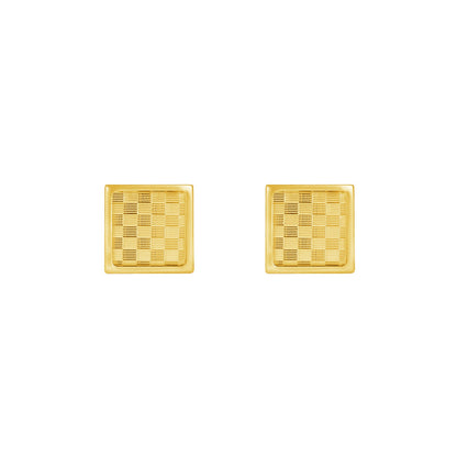 Damier Cufflinks - Louis Faglin Paris Gold