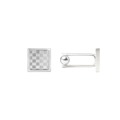 Damier Cufflinks - Louis Faglin Paris Gold