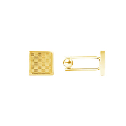 Damier Cufflinks - Louis Faglin Paris Gold