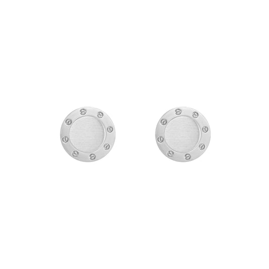 Imperiale Cufflinks - Louis Faglin Paris Silver Silver