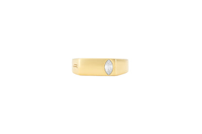 Marquise Ring - Louis Faglin Paris Gold Clear 6