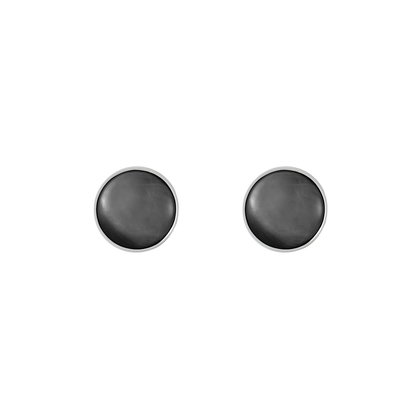 Mirage Cufflinks - Louis Faglin Paris Silver Black