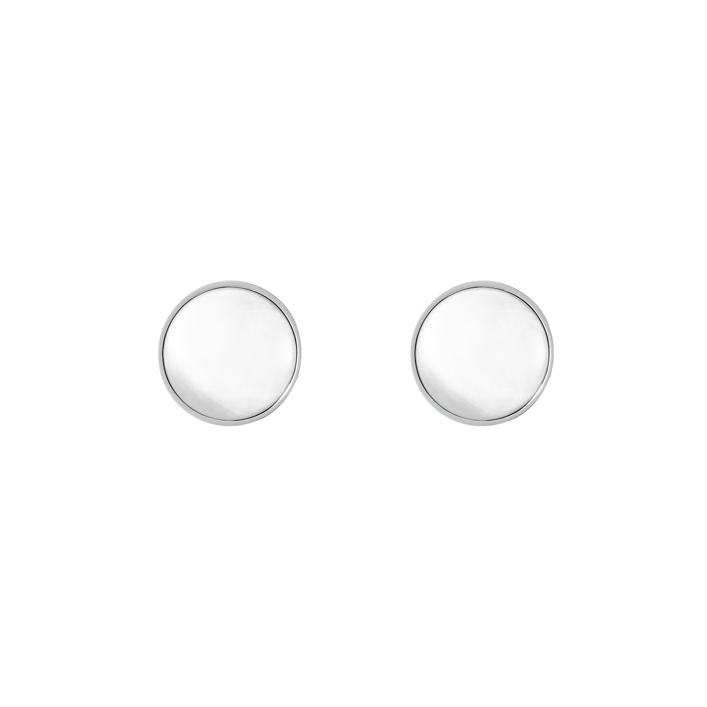 Mirage Cufflinks - Louis Faglin Paris Silver White