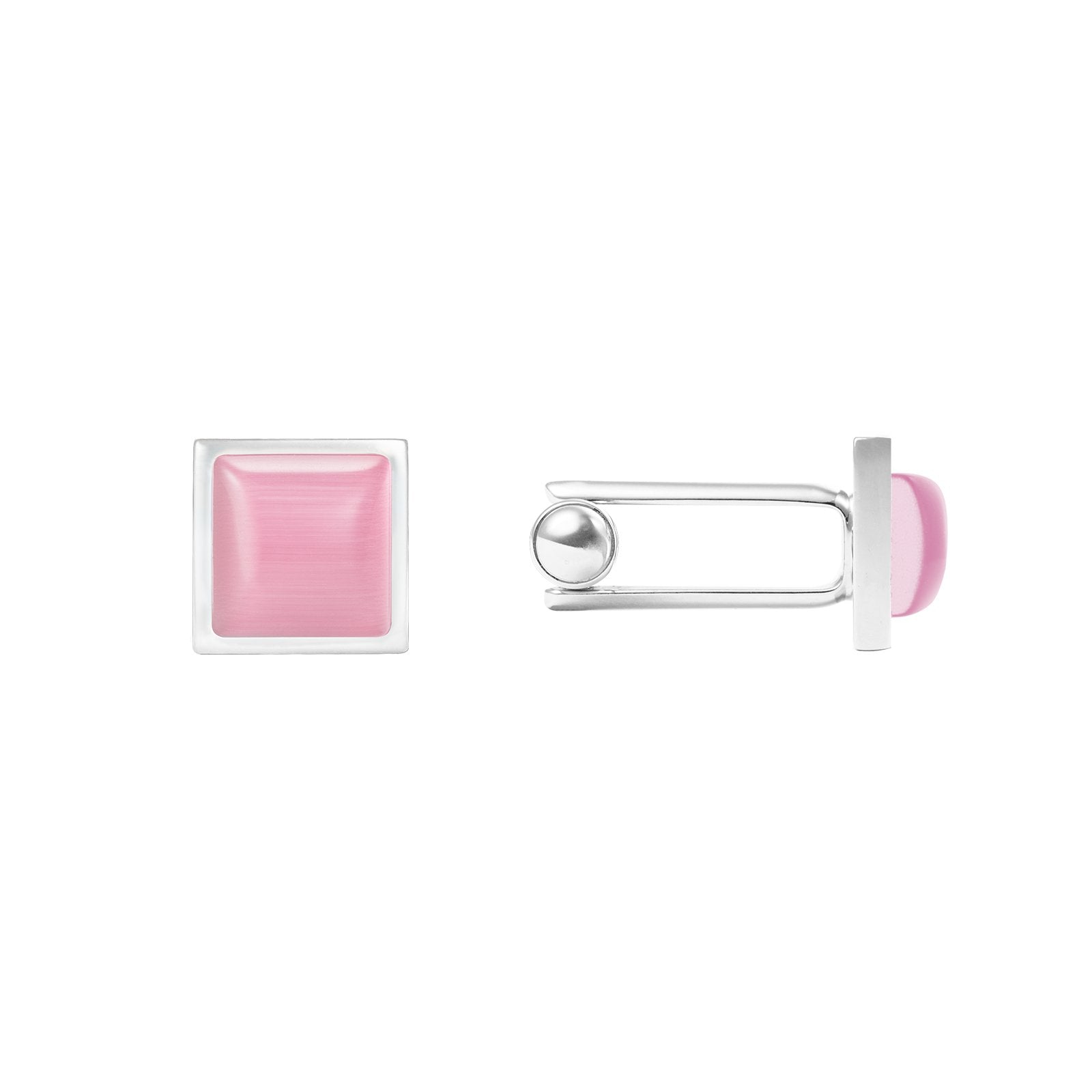 Regina Cufflinks - Louis Faglin Paris Gold Pink