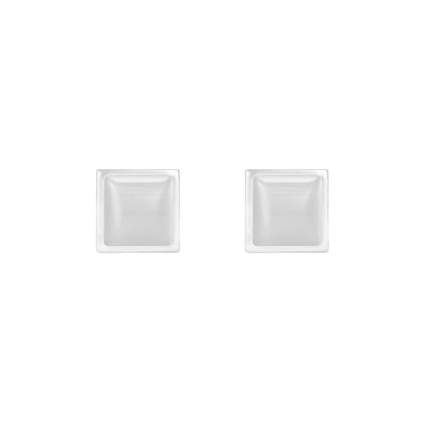 Regina Cufflinks - Louis Faglin Paris Silver White