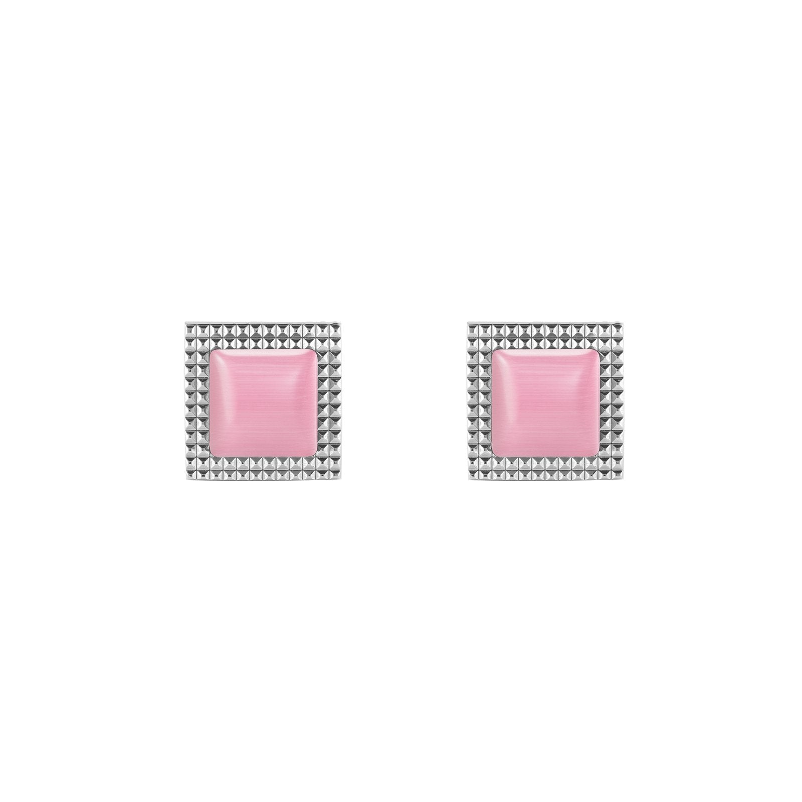 Sephotra Cufflinks - Louis Faglin Paris Silver Pink