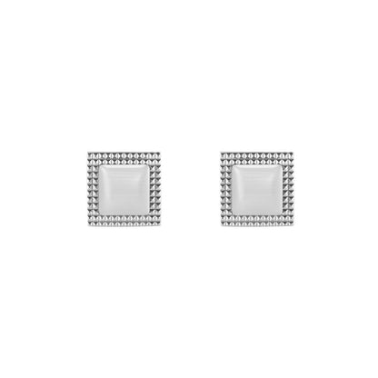 Sephotra Cufflinks - Louis Faglin Paris Silver White